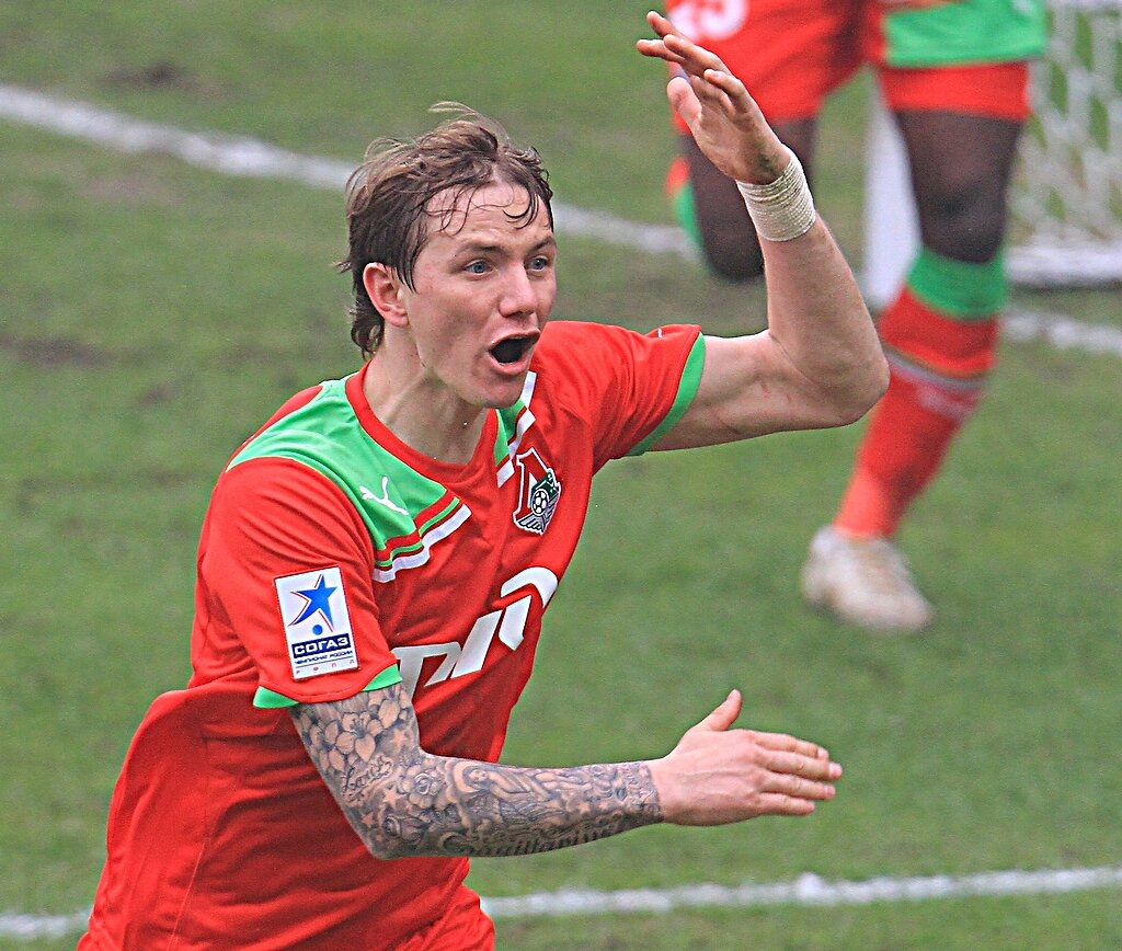 Роман Павлюченко в составе "Локомотива" ( 78 матчей/16 голов/8 ассистов)