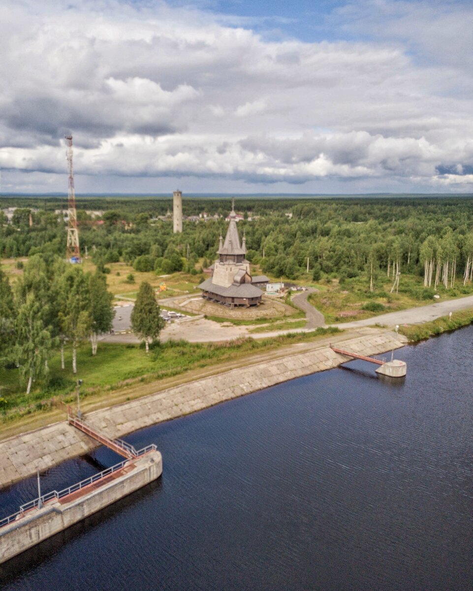 Церковь Николая Чудотворца в поселке Повенцы, фото автора 