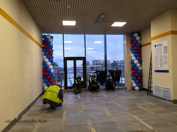 Станция Долгопрудная после открытия