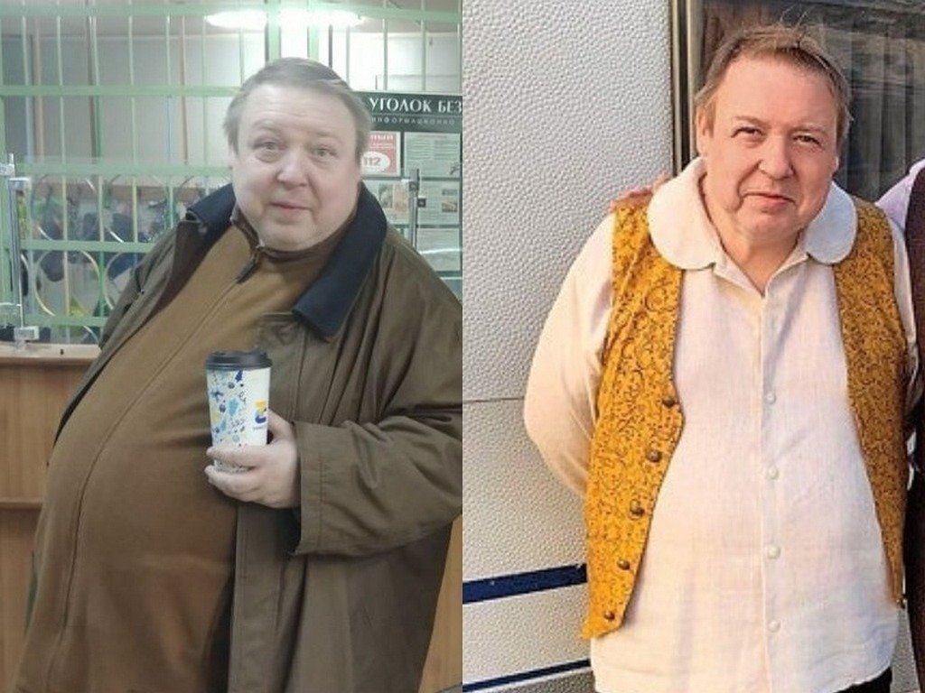 Александр семчев до и после похудения Как Александр Семчев похудел на 100 кг , диета и привычки актера . Здоровый Обра