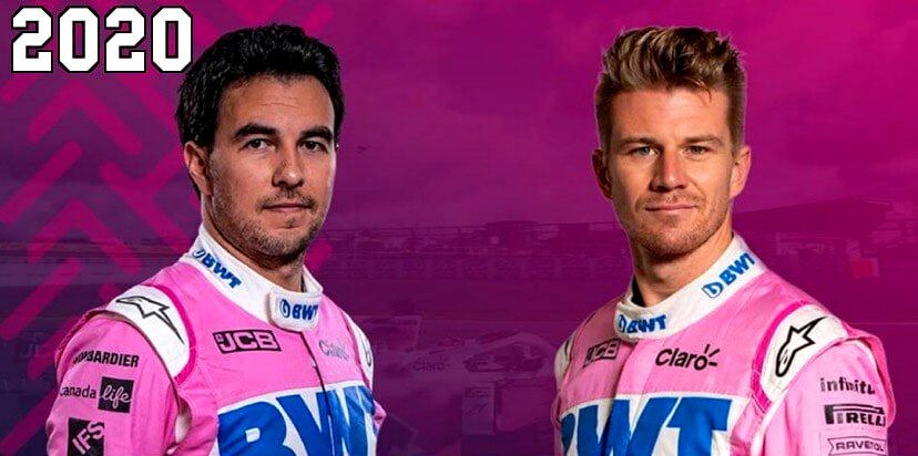 Серхио Перес и Нико Хюлькенберг в форме Racing Point