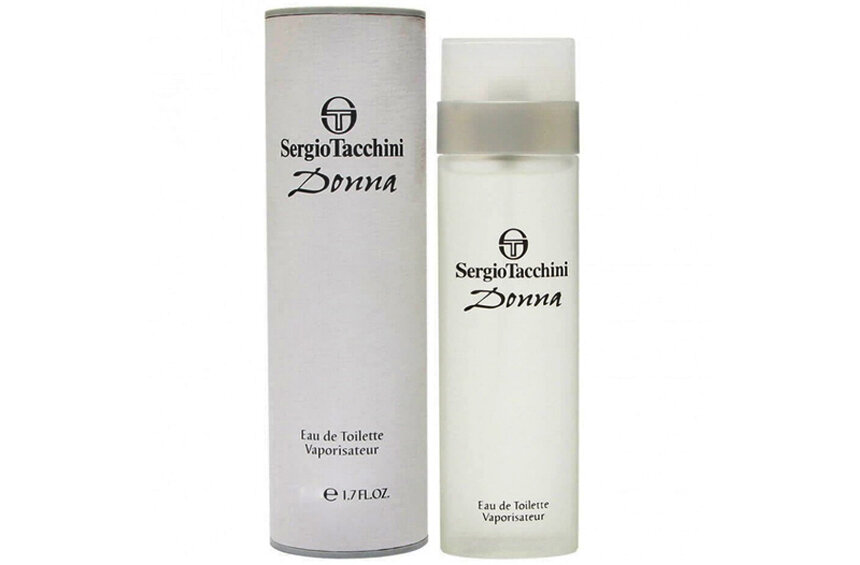 Sergio tacchini bella donna. Sergio Tacchini Donna (l) 50ml EDT. Tacchini Donna 30ml EDT картон. Сергио Тачини. Sergio Tacchini туалетная вода.