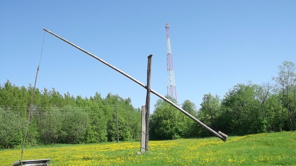 Колодец-журавль село Семеновское Вичугский район Ивановская область Россия