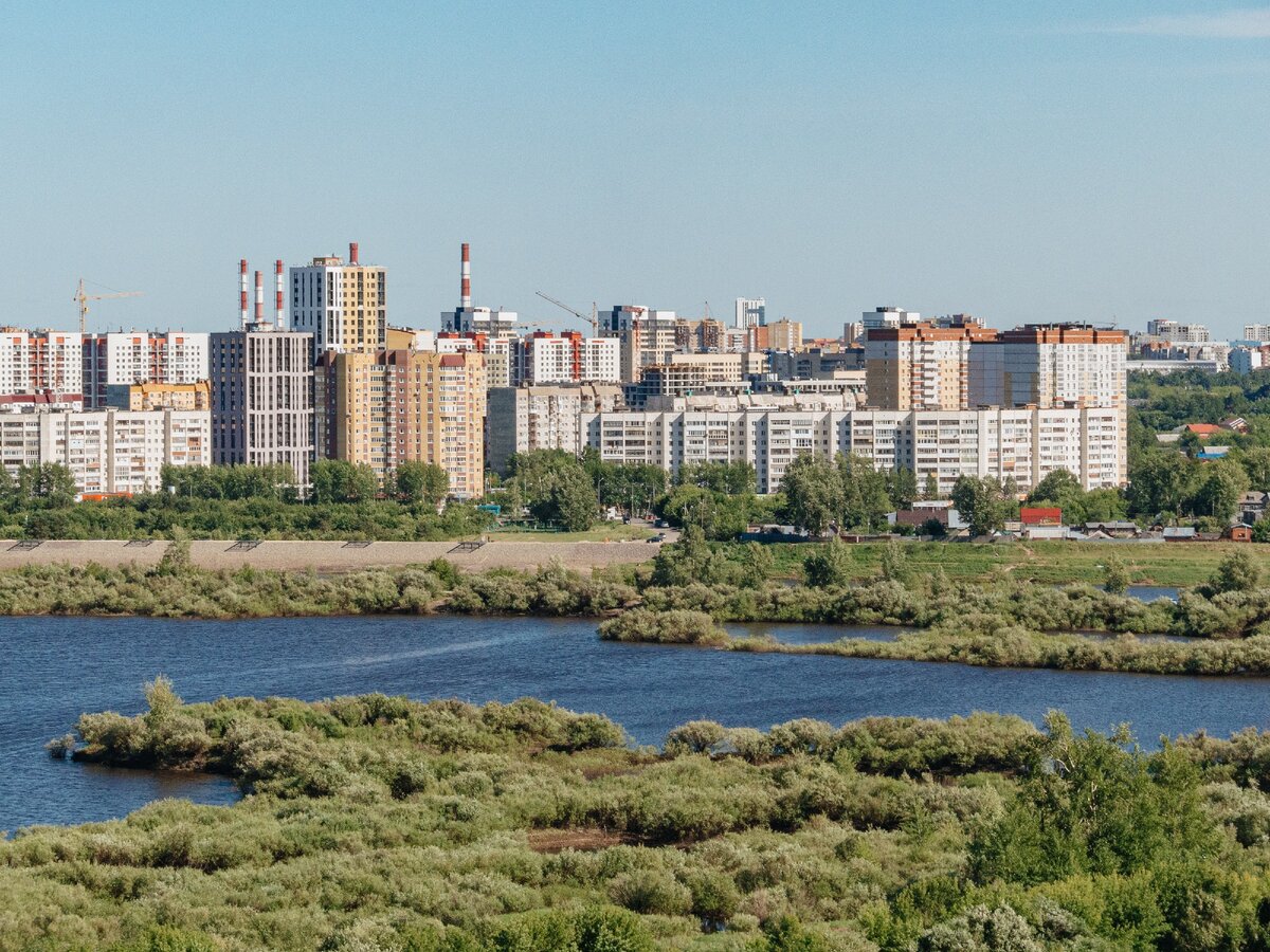 река Тура в районе ДОК, г. Тюмень