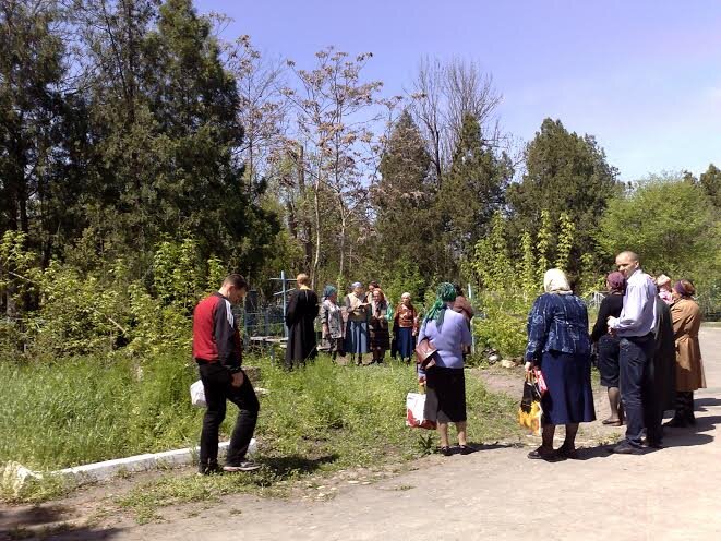 Православное кладбище в Грозном