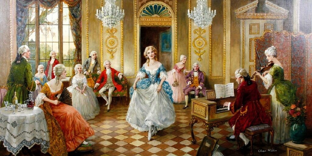 Художник Charles Willis (начало XX века)