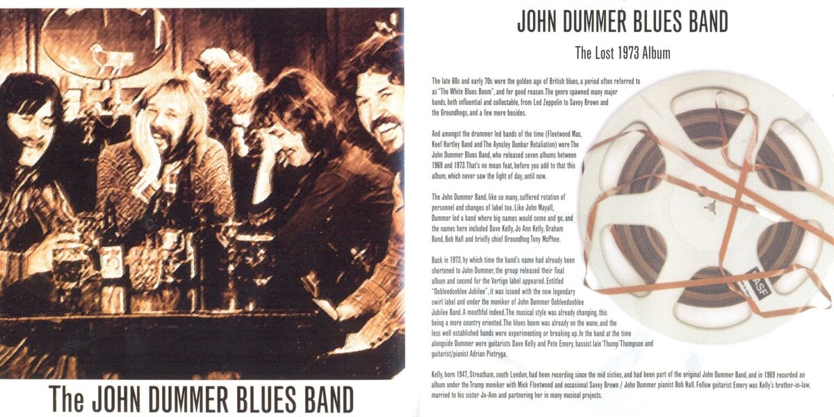 The John Dummer Blues Band. The Lost 1973 Album 2008 (recorded in 1973). Inside. Обложка альбома.