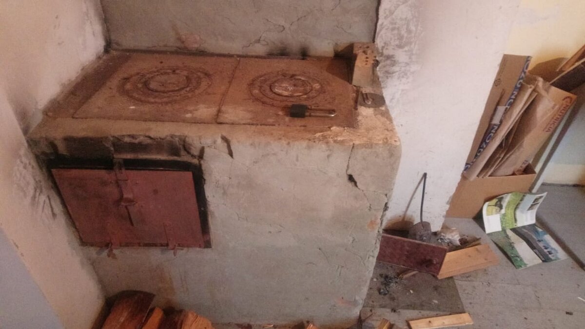 Старая печь. Домашний фотоархив.