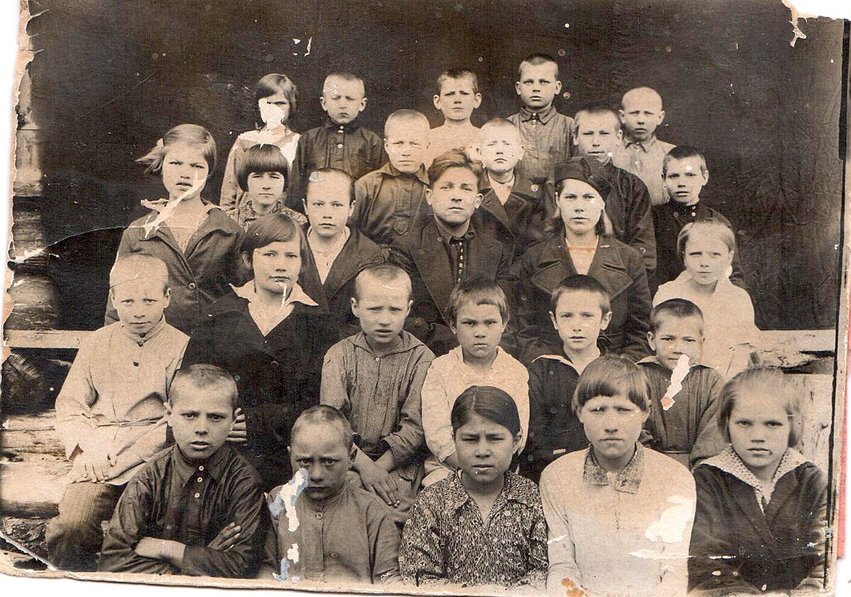 В деревенской школе 