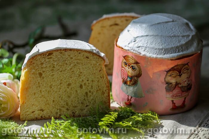 Кулич из венского теста 