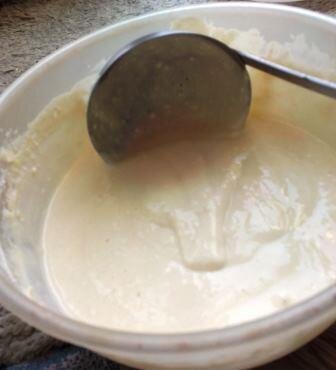 Консистенция творожного теста - густая