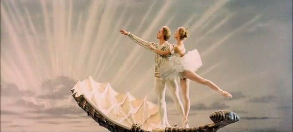 Аврора и Дезире (Ю.Соловьёв). Скриншот из фильма-балета "Спящая красавица"