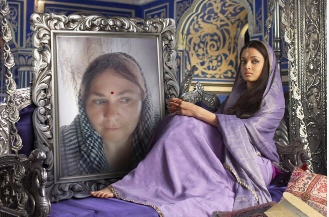 искала для фотомонтажа что нибудь с индийской темой , но нашла только это. 