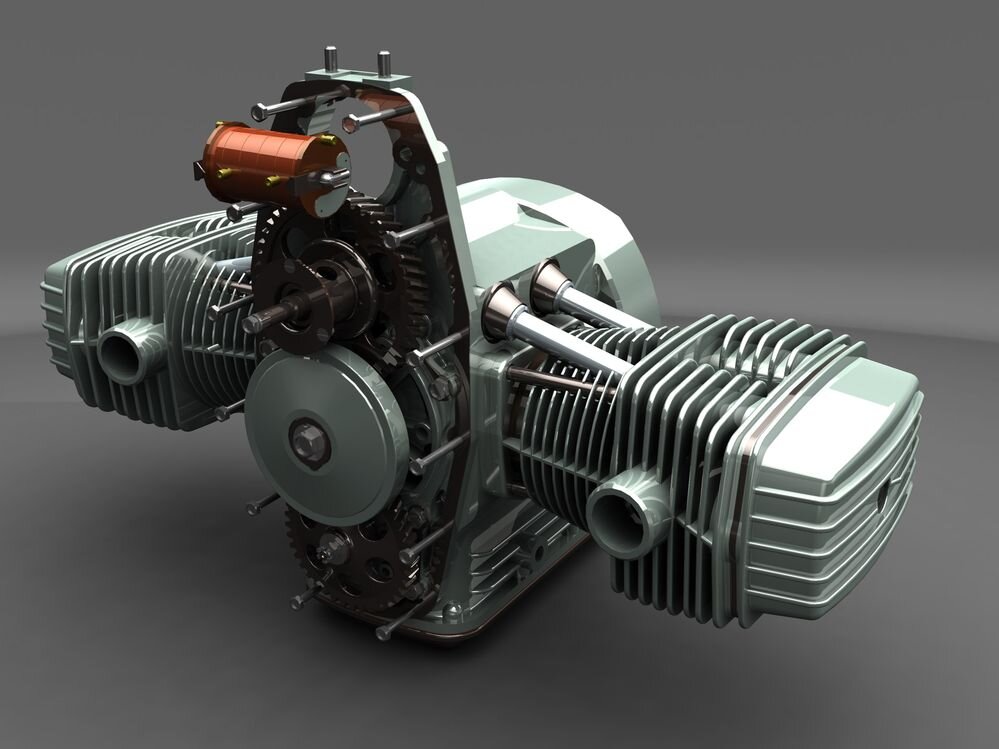 V Twin поперечный