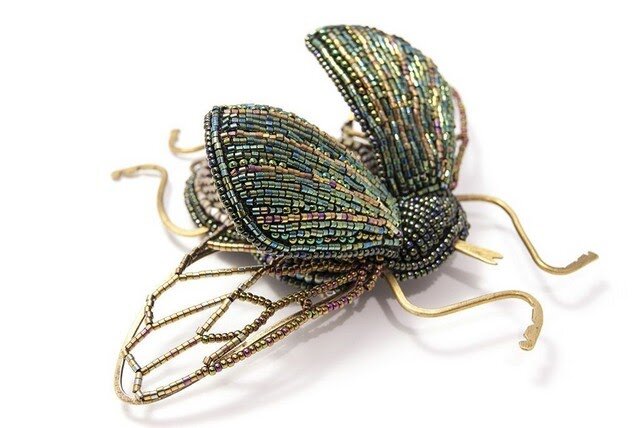 Насекомые из бисера