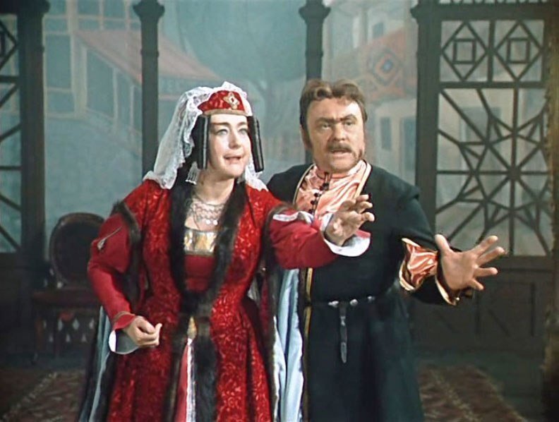 Ханума - Л. Макарова, Акоп - Н. Трофимов