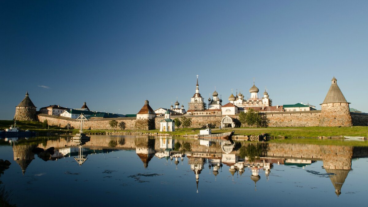 Белое море,Соловецкий монастырь,Архангельск