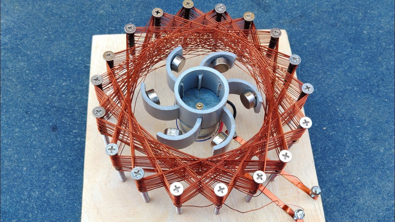 Генератор на постоянных магнитах 3kW 300 об/мин. для вертикального ветрогенератора