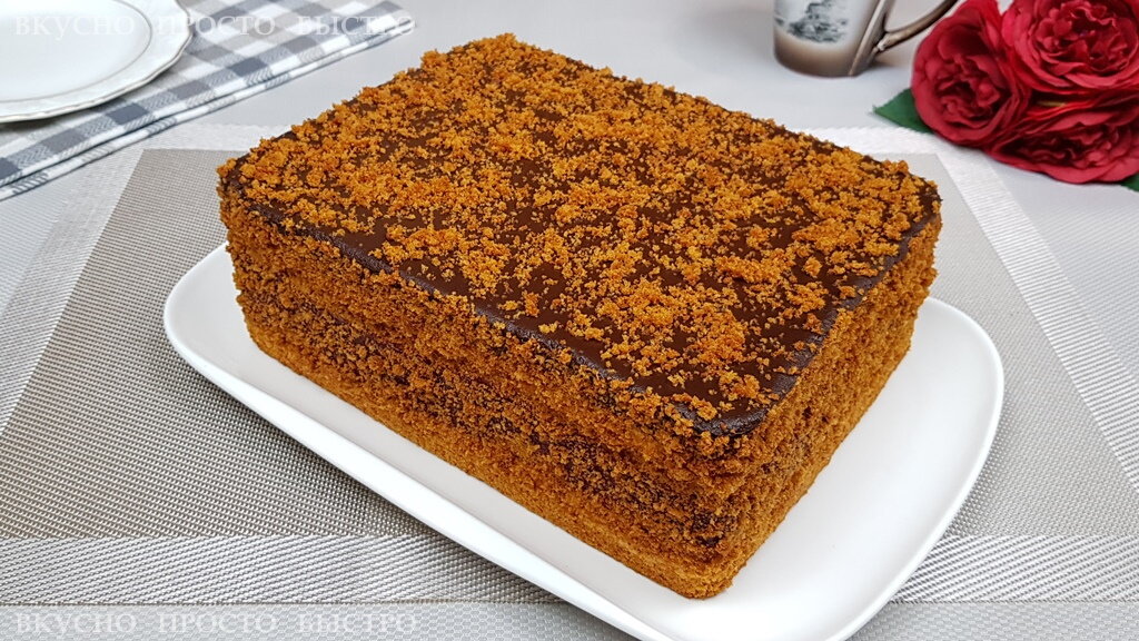 Торт Осенний поцелуй - рецепт на канале Вкусно Просто Быстро