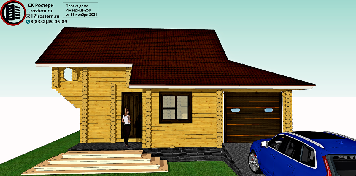 проект загородного дома ростерн д-250. источник фото: https://rostern.ru/