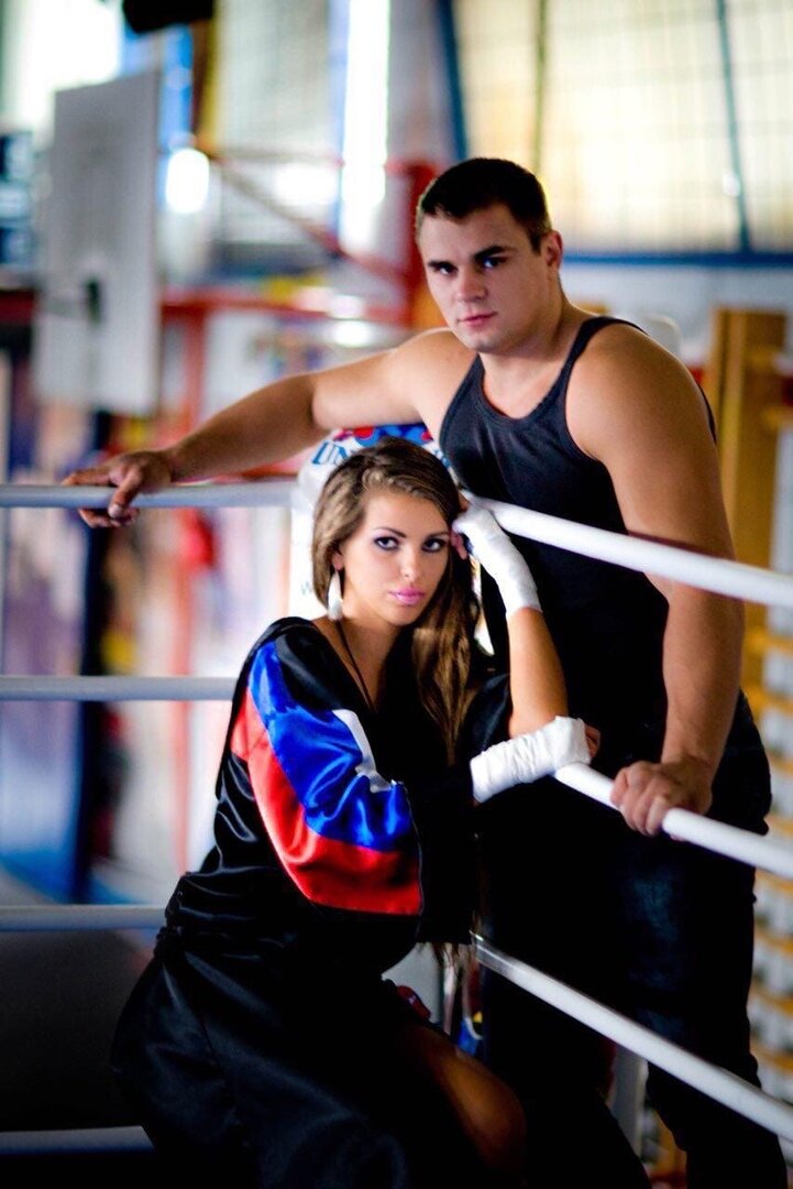 Денис Бойцов с супругой Ольгой