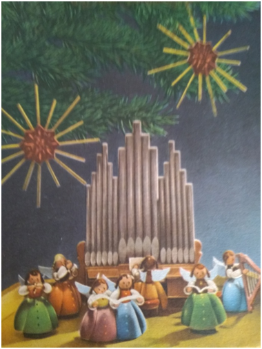   открытка ГДР, 1958 г.