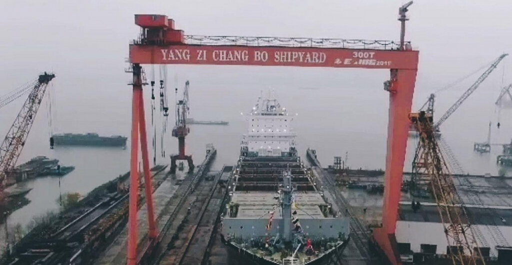Китайская верфь Jiangsu New Yangzi / Фото: Википедия