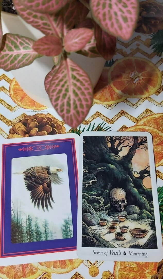 Колоды: "Wild Wood Tarot" и счастливые карты "Баро"