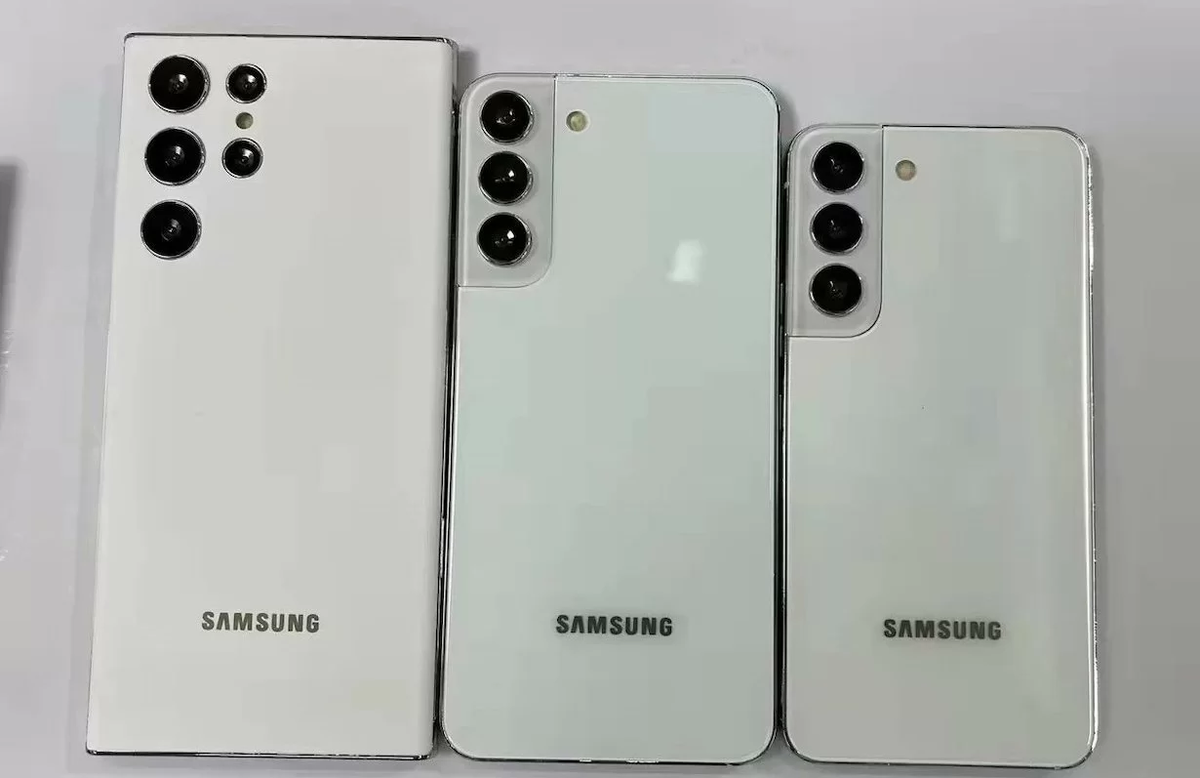 Предположительно, именно так будет выглядеть линейка Samsung Galaxy S22