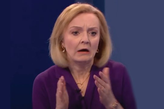 Лиз Трасс – главный кандидат на пост премьера Великобритании.
Она увидела свои перспективы?
Фото от The New European