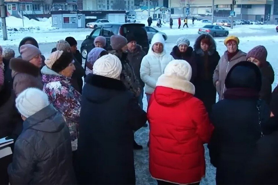     Бийчане собирают подписи под письмом губернатору. Скриншот видео Бийского телевидения