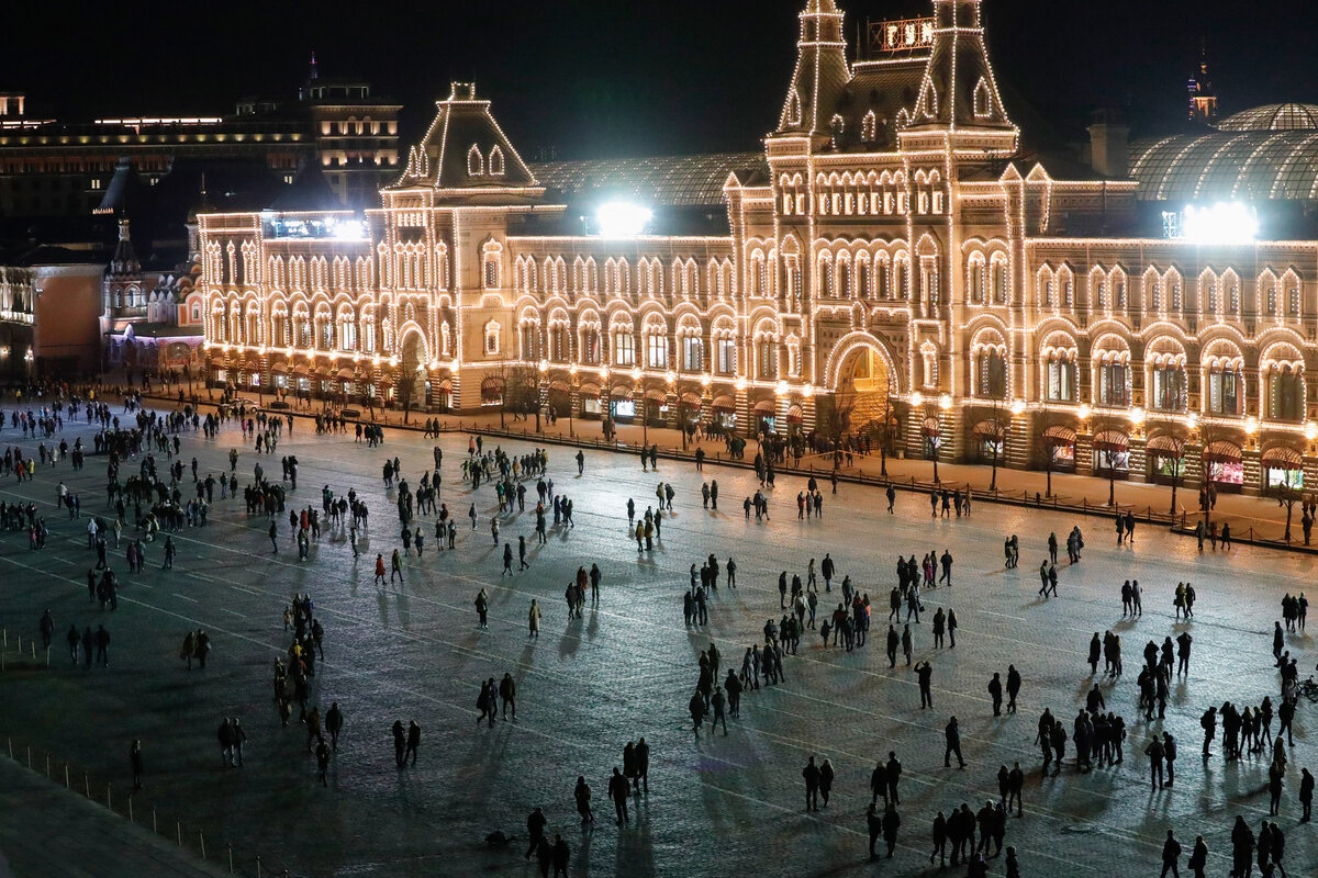 Где погулять ночью в москве