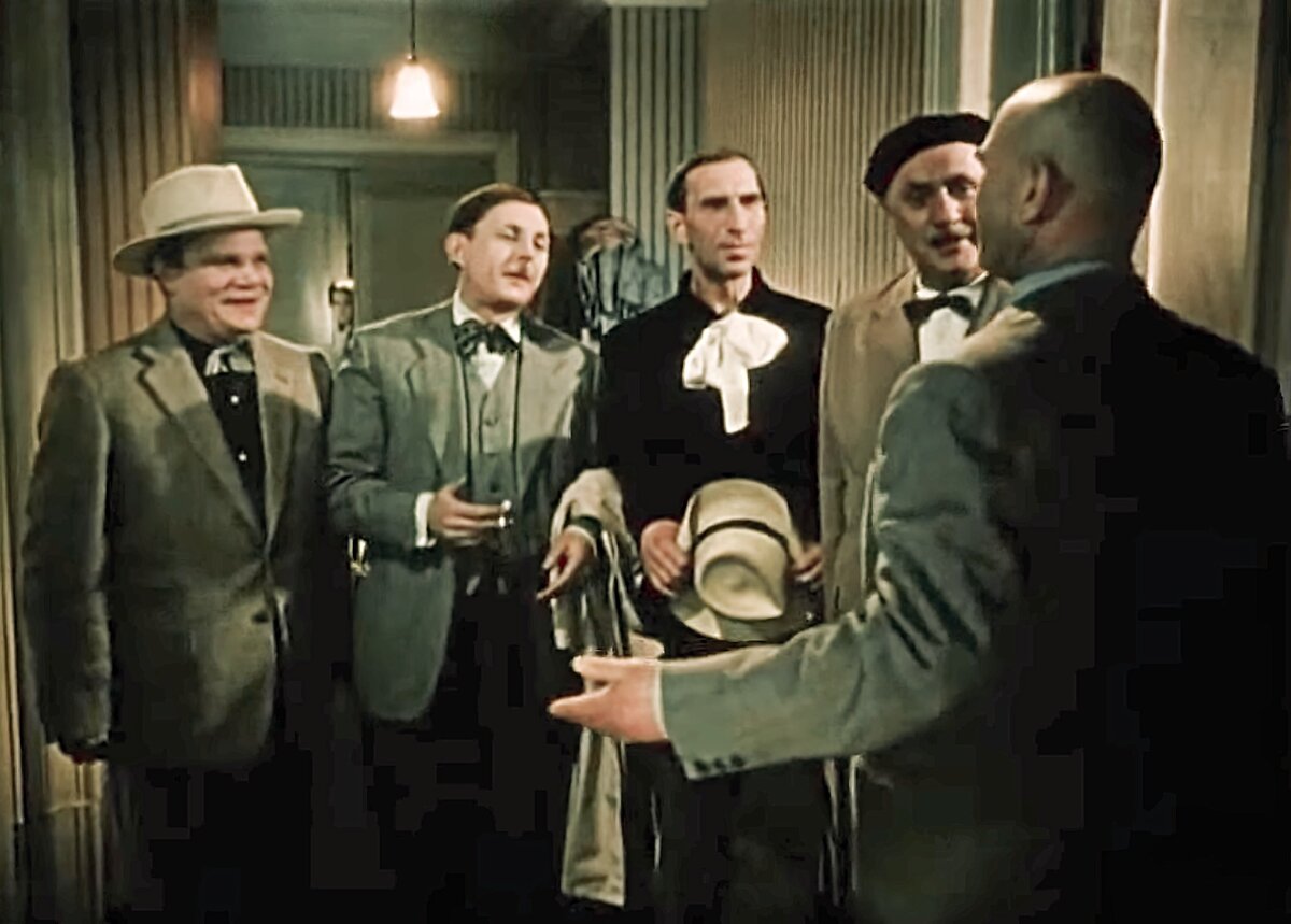 Кадр из х/ф «Девушка с гитарой», режиссер Александр Файнциммер, 1958 год.