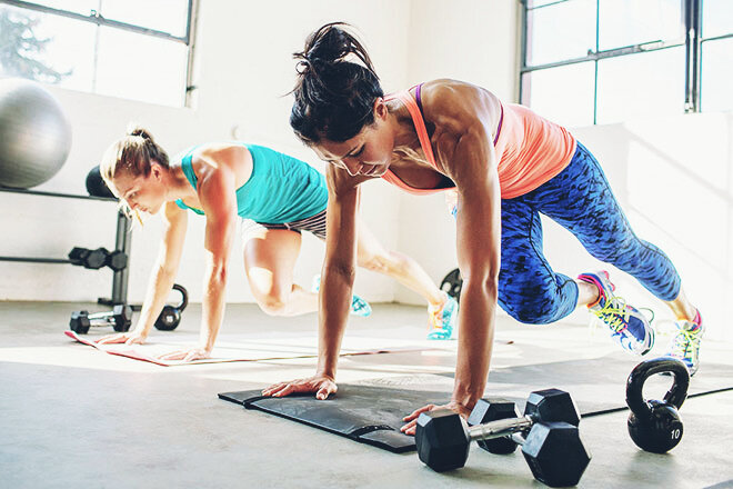 Также можно выполнять кардио упражнения в таком формате.