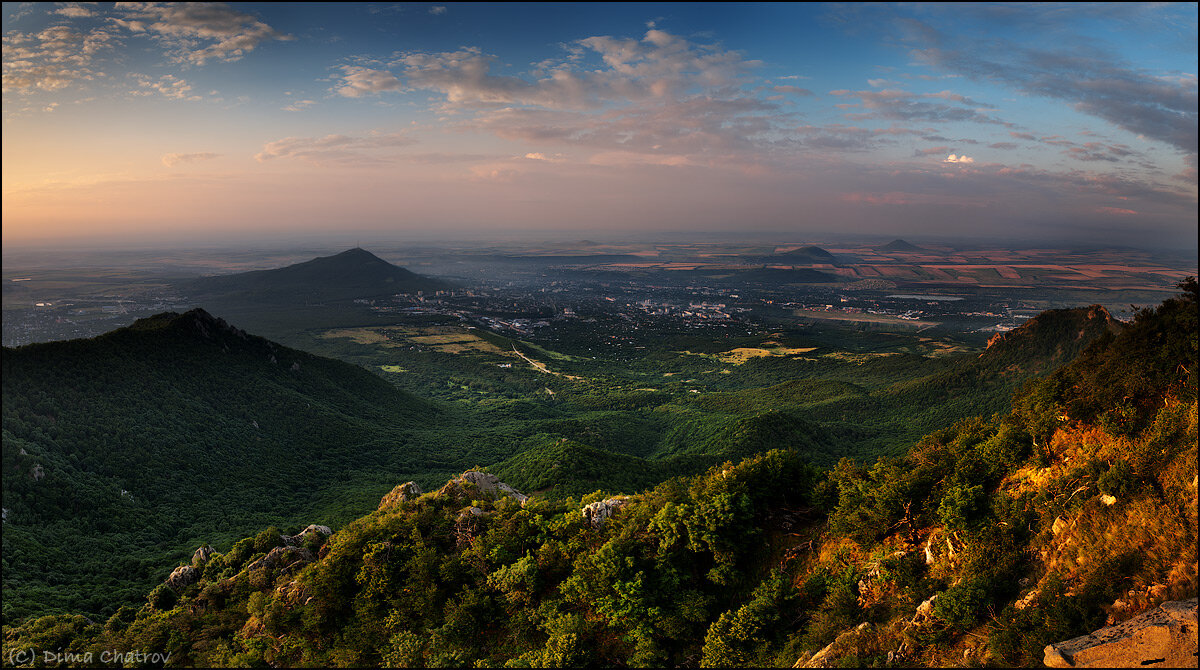 Панорама вид с горы