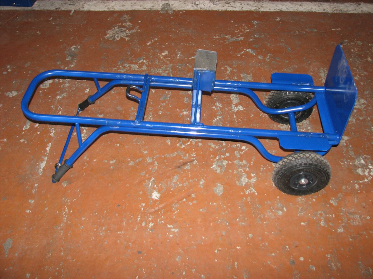 Измененная конструкция тележки на пнвмоколёсах