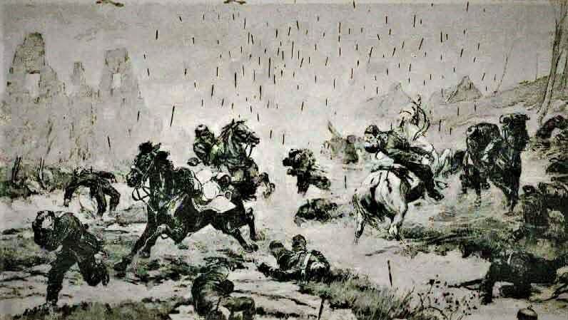 Авторское фото с использованием картинки с http://www.metropostcard.com/picswar-7c/ww1-c-063-flechettes.jpg.jpg