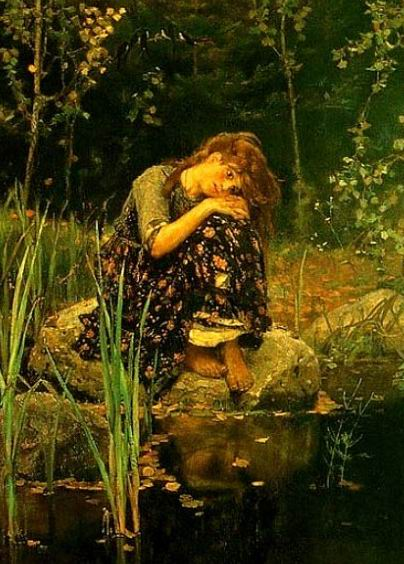 Алёнушка -  Васнецов (Была в ЕГЭ 2020)
