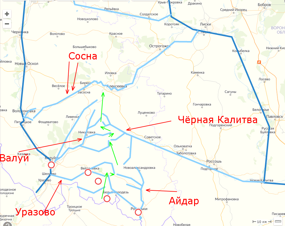 Скупая потудань воронежская область карта