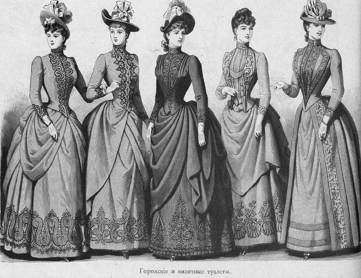 Конец 19 века одежда
