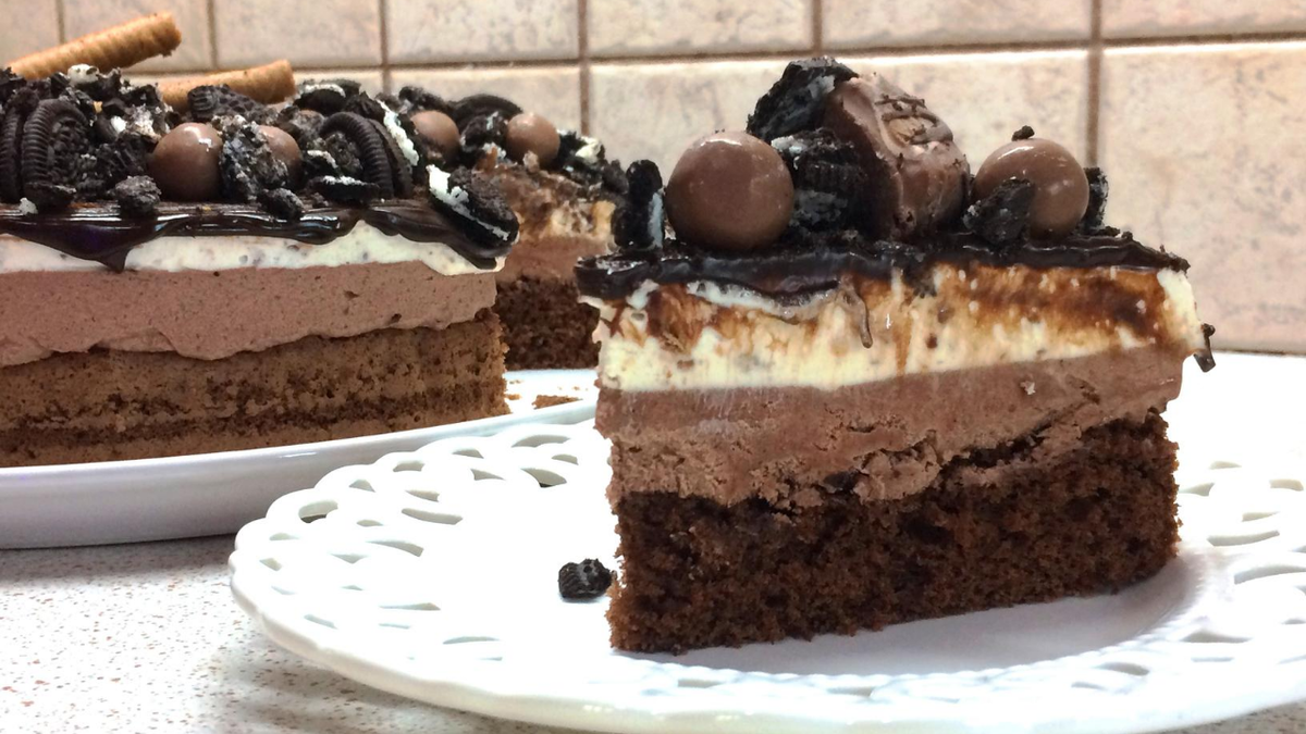 Brownie Ice Cream Cake