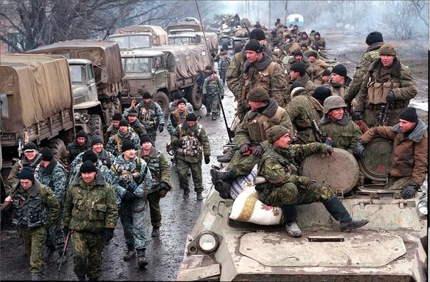 Российские войска на марше