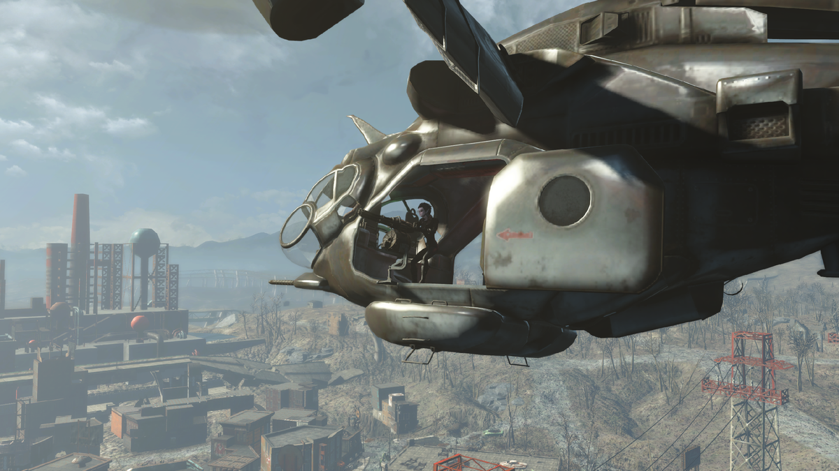 Flyable Personal Vertibird - полет над Содружеством