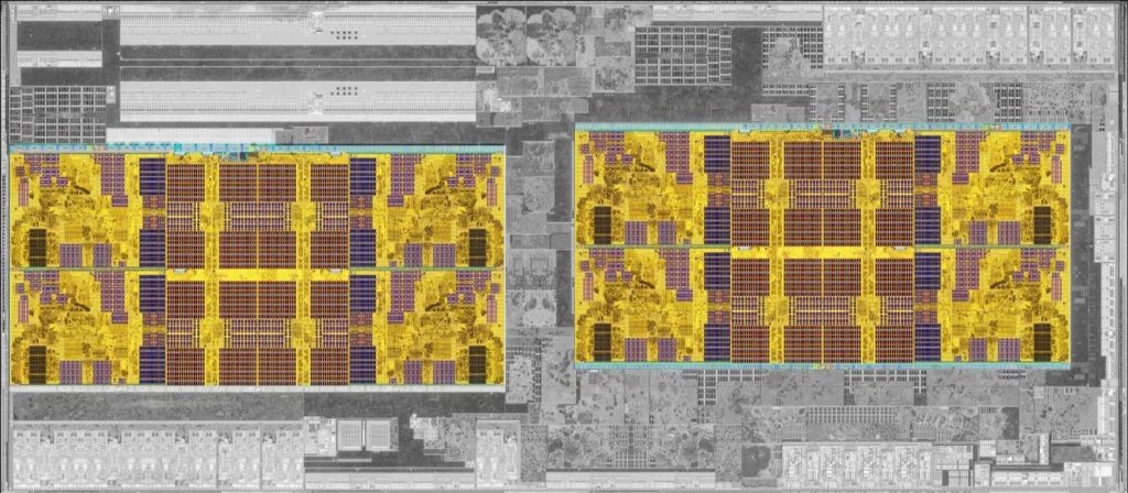 Два 4-х ядерных модуля в Zen и Zen+