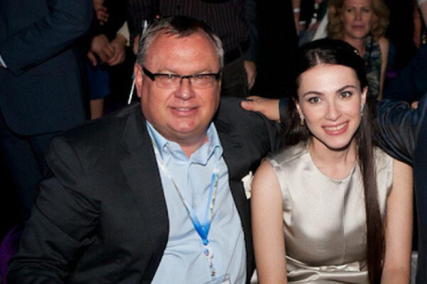 Наиля со своим предполагаемым покровителем Андреем Костиным (глава ВТБ)