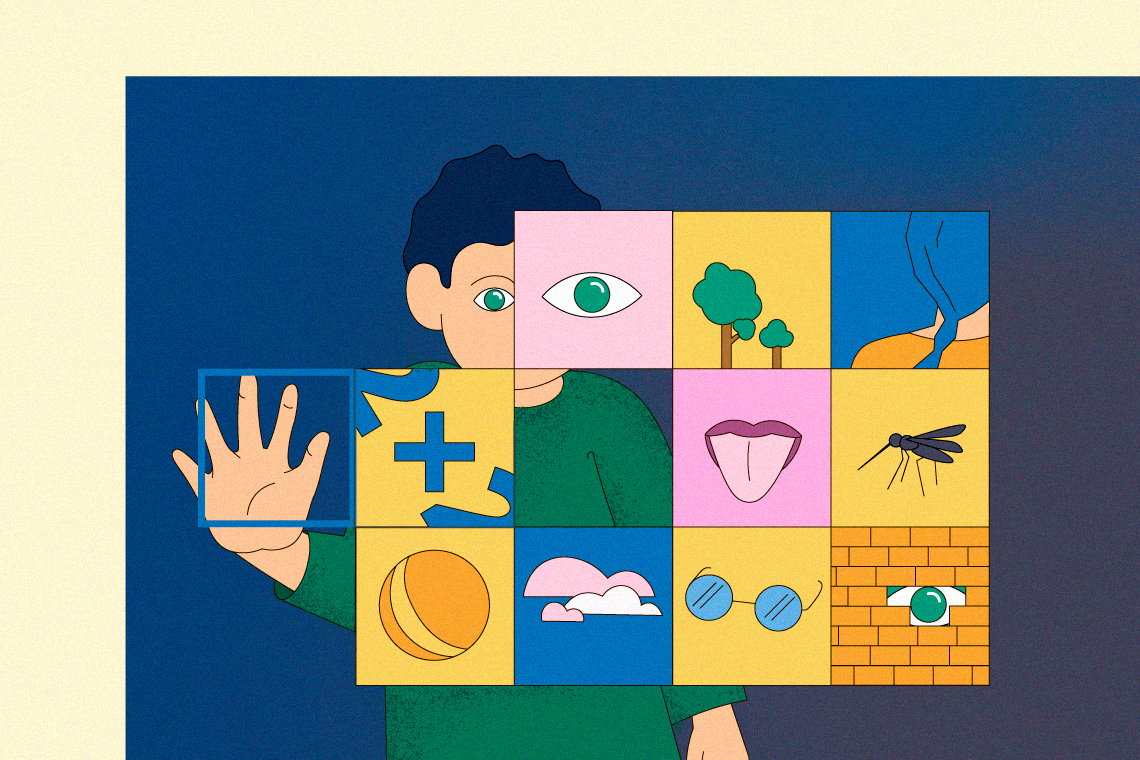 Человеку с СДВГ трудно концентрироваться на одной вещи — его внимание рассеянно/Иллюстрации: Аня Мичурова для «Если честно»