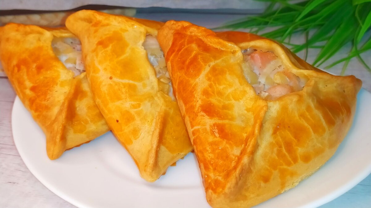 Классический курник с курицей и картошкой