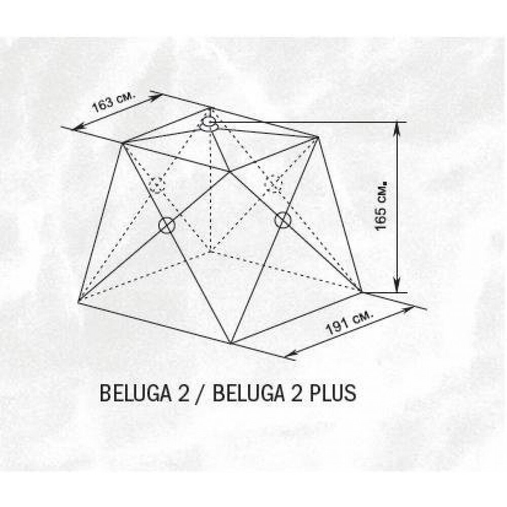 Характеристики палатки CANADIAN CAMPER BELUGA 2