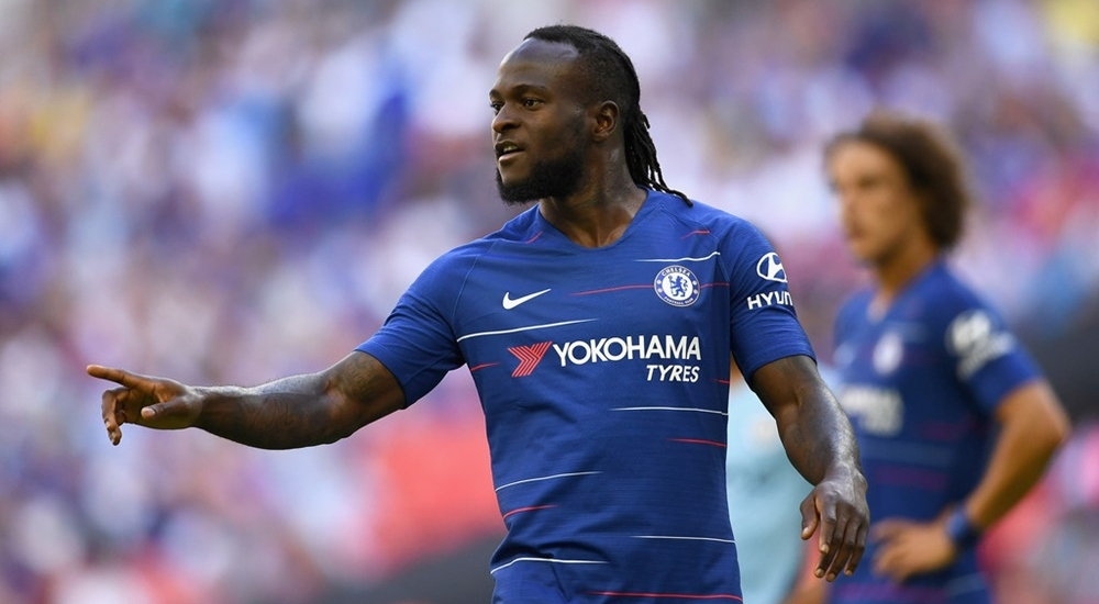 Нигерийский полузащитник английского "Челси" Виктор Мозес. Фото из интернета.