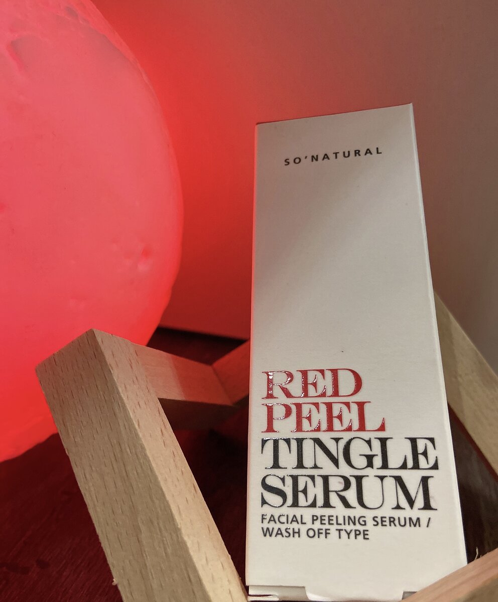 Легендарная сыворотка для очищения лица SO’NATURAL “Red pell tingle serum” 